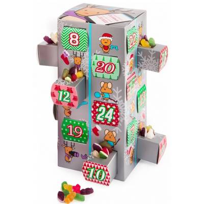 Haribo Sweets Silver Advent Calendar