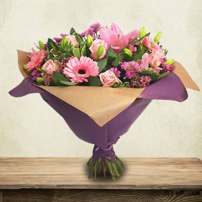 Pink Lady Hand-Tied