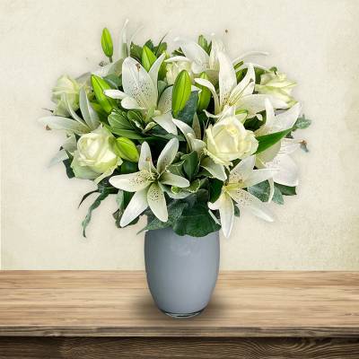 White Harmony Hand-Tied