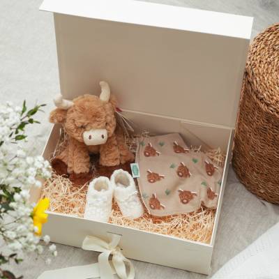 Hamish The Highland Cow Baby Hamper