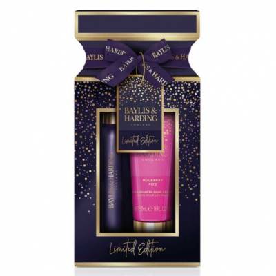 Baylis & Harding Mulberry Fizz 2 Piece Cracker Gift Set 