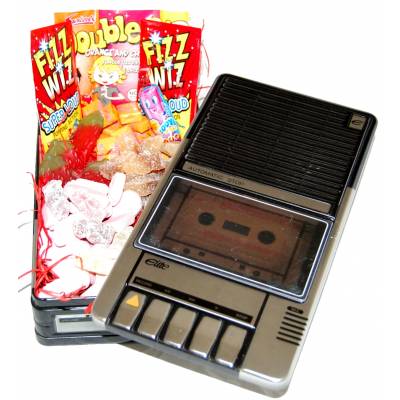 Retro Sweet Cassette Player Tin