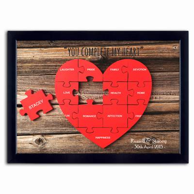 Personalised You Complete My Heart Picture