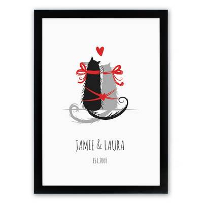 Personalised Cat Lovers Poster