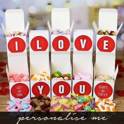 Personalised I Love You Sweet Words