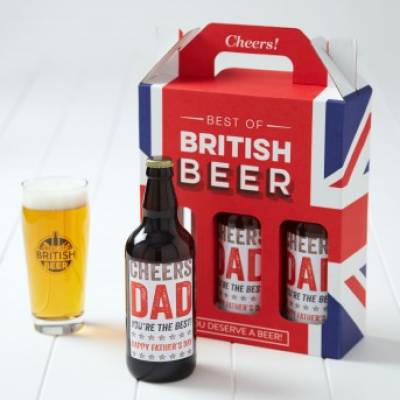 Cheers Dad 3 Beers Gift