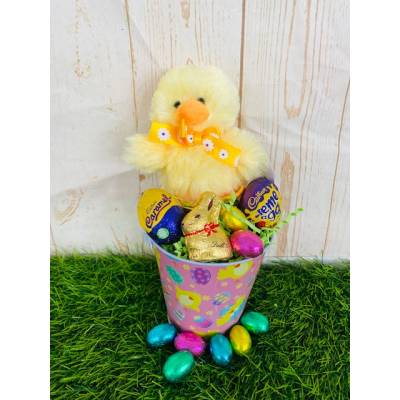 Chirping Chick Easter Bucket