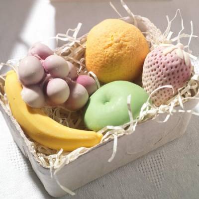 Basket of Chocolate Fruit