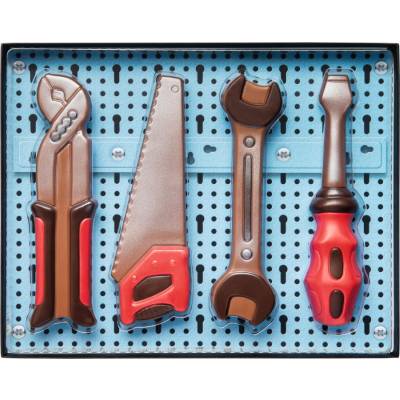 Chocolate Coloured Tools Set