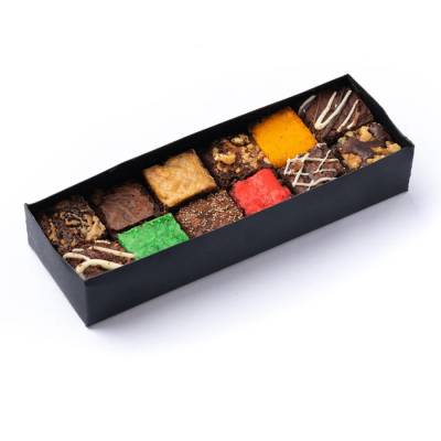 The Premium 12 flavour Brownie Box