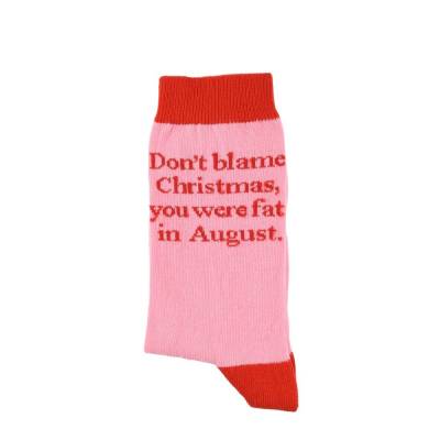 Don't Blame Christmas Socks