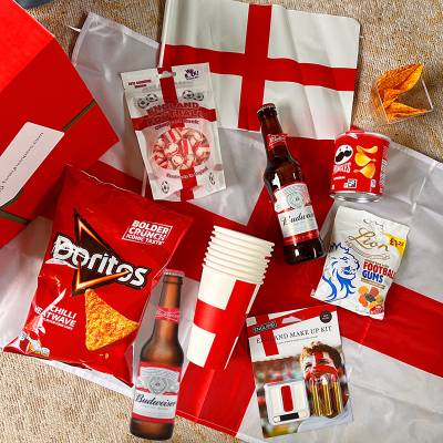 England Supporters Snack & Beer Gift Set