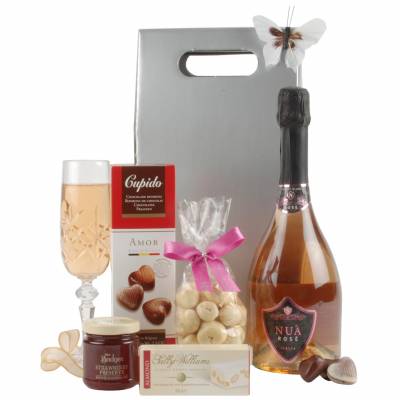 Rose Prosecco And Treats Gift