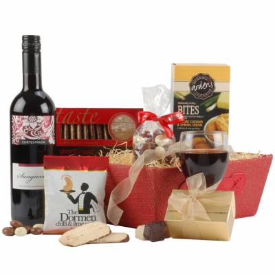 The Red Wine and Sumptuous Treats Hamper