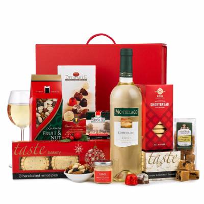 The Rejoice White Wine Christmas Hamper