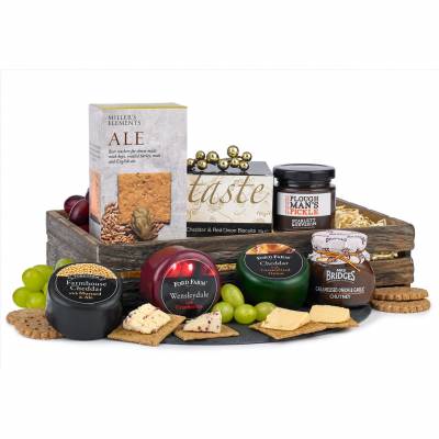 The Cheese and Nibbles Trio Hamper