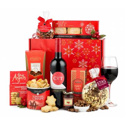 The Rejoice Red Wine Christmas Hamper