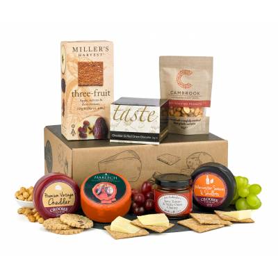 The Cheese and Nibbles Trio Hamper