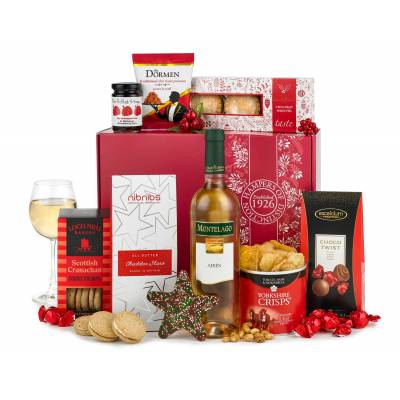 The Rejoice White Wine Christmas Hamper