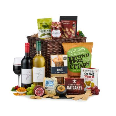The Red and White Wine With Cheese Hamper