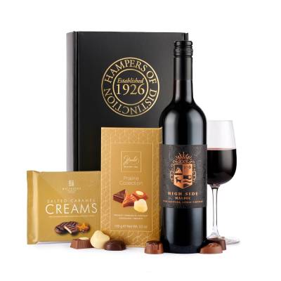 The Red Wine and Chocolates Gift