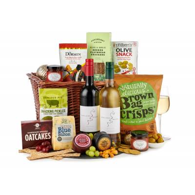 The Red and White Wine With Cheese Hamper