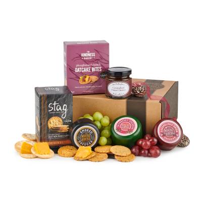 The Cheese and Nibbles Trio Hamper