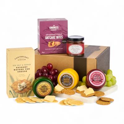 The Cheese and Nibbles Trio Hamper