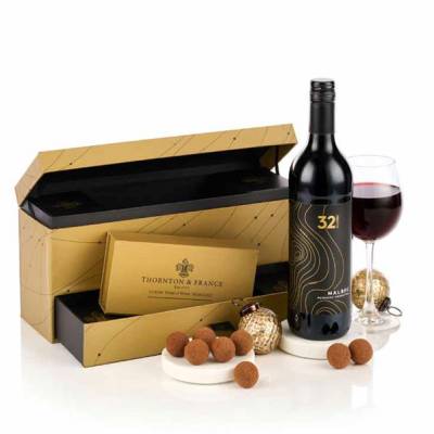 The Red Wine and Chocolates Gift