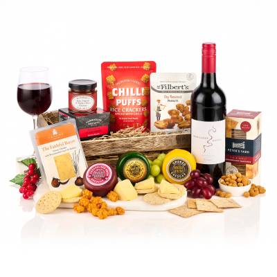 Four Cheese, Red Wine and Nibbles Hamper