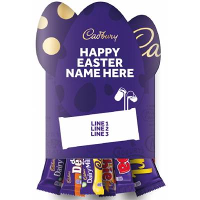 Personalised Cadbury Mixed Favourites Easter Box