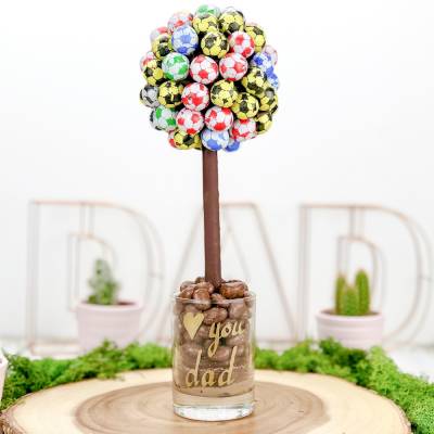 Personalised Football Funky Sweet Tree 25cm