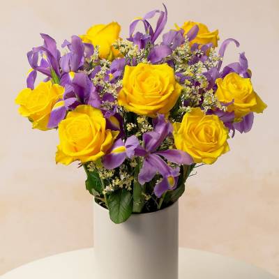 Image of Roses and Iris