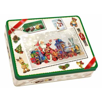 Christmas Chocolate Pralines Tin