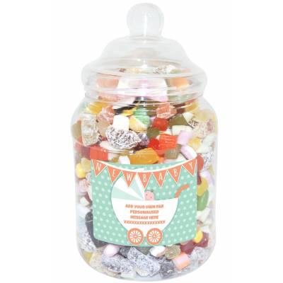 Personalised Baby Large Sweet Jar