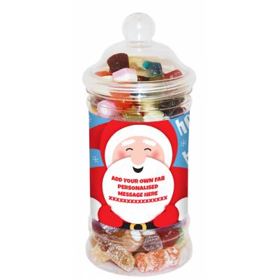 Personalised Santa Small Sweet Jar