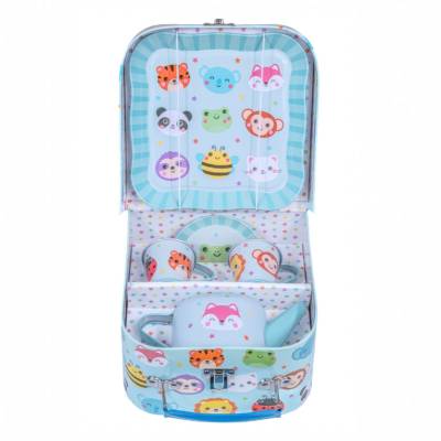 Kawaii Animal Friends Tin Tea Set – Tea for Two