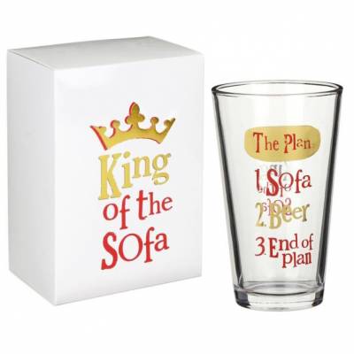 King of the Sofa Pint Glass