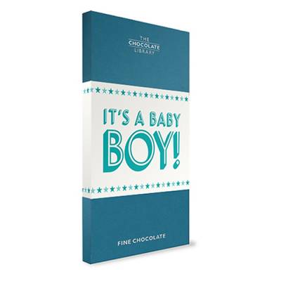 Image of New Baby Boy Chocolate bar