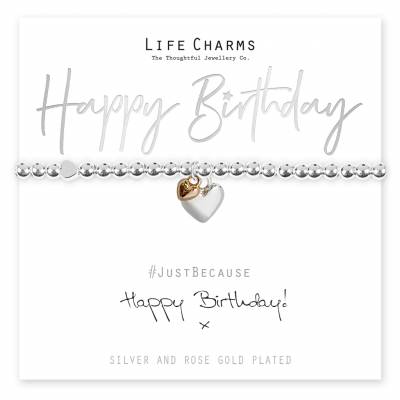 Happy Birthday Charm Bracelet Gift Set