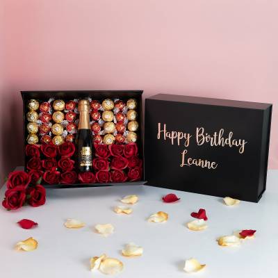 Personalised Happy Birthday Luxury Prosecco Hamper