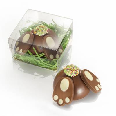 Chocolate Bunny Bum in a Box