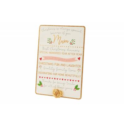 Special Mum Christmas Plaque