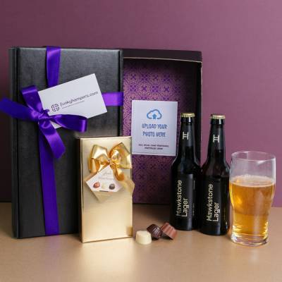 Hawkstone Lager And Chocolate PicBox Hamper
