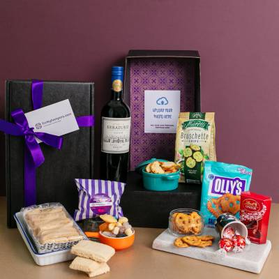 Red Wine And Snacks PicBox Hamper