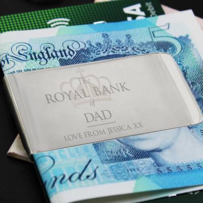 Personalised ’Royal Bank of...’ Money Clip