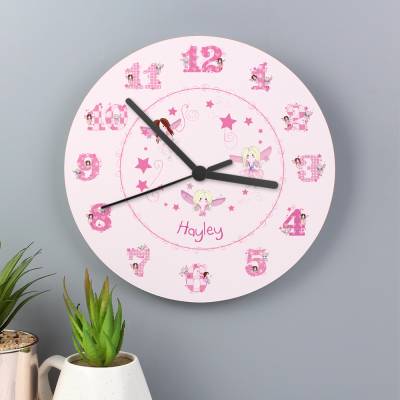 Personalised Fairy Clock