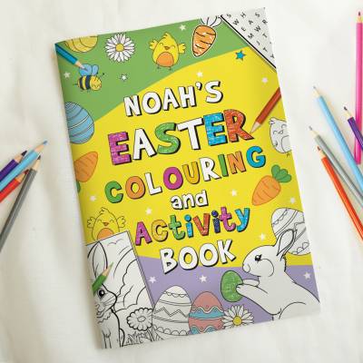 Personalised Easter Activity & Colouring Book