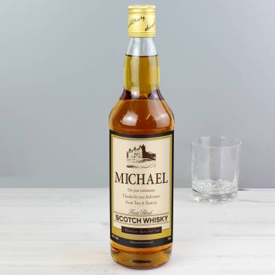Personalised Traditional Castle Whisky