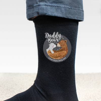 Personalised Daddy Bear Men's Socks